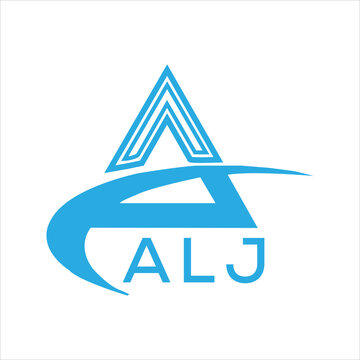 ALJ letter logo. ALJ blue image on white background. ALJ Monogram logo design for entrepreneur and business. ALJ best icon.
