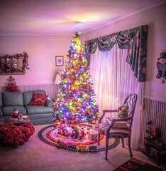 Christmas Tree in Living Room