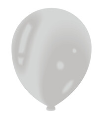white balloon party