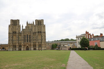 Fototapeta premium Wells in Somerset, England Great Britain