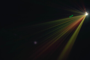 Fototapeta na wymiar light flare motion blur