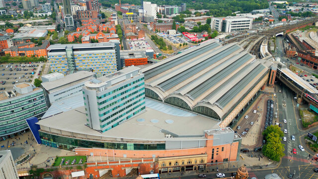 Manchester Piccadilly Railway Station - Drone Photography