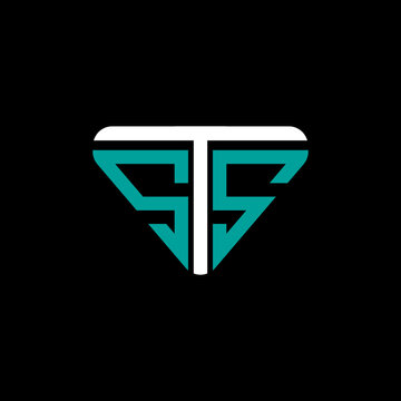 STS Abstract Unique modern flat creative monogram logo.
