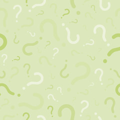 Survey background - question marks green subtle pattern