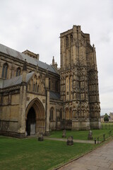 Fototapeta premium The Cathedral Church of St Andrew in Wells, England Great Britain