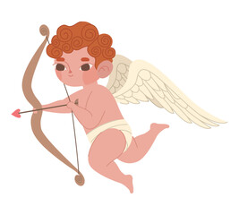cute cupid with bow