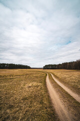 road in the field