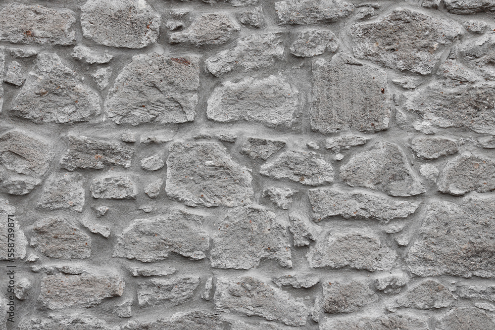 Sticker stone wall texture background built rock brick