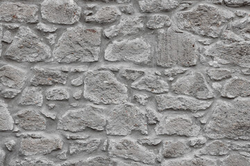 stone wall texture background built rock brick