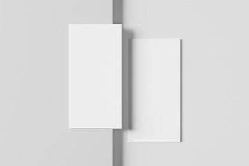 Dl size bifold brochure mockup