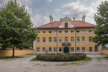 Fototapeta na wymiar Hellbrunn Palace near the city of Salburg in Austria