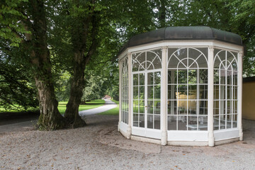 The Gazebo at Hellbrunn Palace near the city of Salburg in Austria