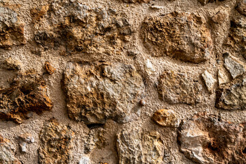 Seamless Texture Of Medieval Wall Of Stone Blocks