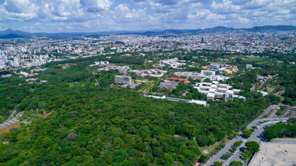 Aerial view of UFMG in Pampulha, Belo Horizonte, Brazil