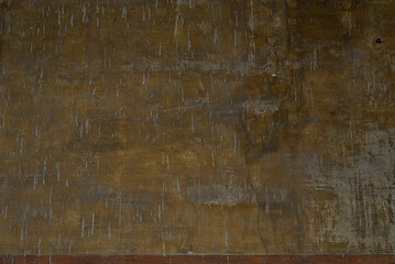 Old shabby wall with mould and stains. Ancient texture, background, close up.	