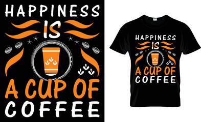 Fototapeta premium happiness is a cup of coffee. fueled by coffee and true crime. COFFEE THE REAL VIBES. coffee makes life better.