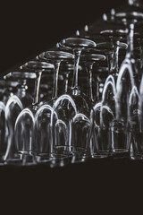 glasses for a bar, glass, glasses