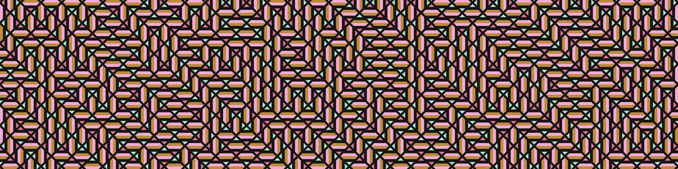 Color Rhombus tile tessellation pattern illustration