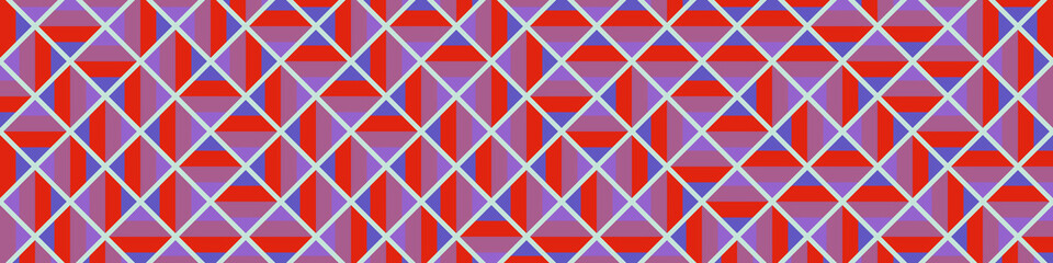 Color Rhombus tile tessellation pattern illustration