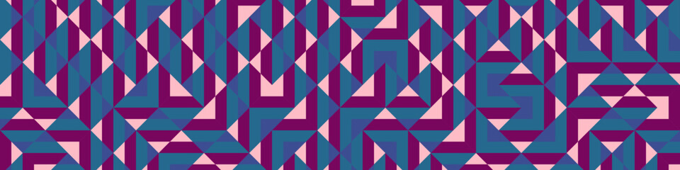 Color Rhombus tile tessellation pattern illustration