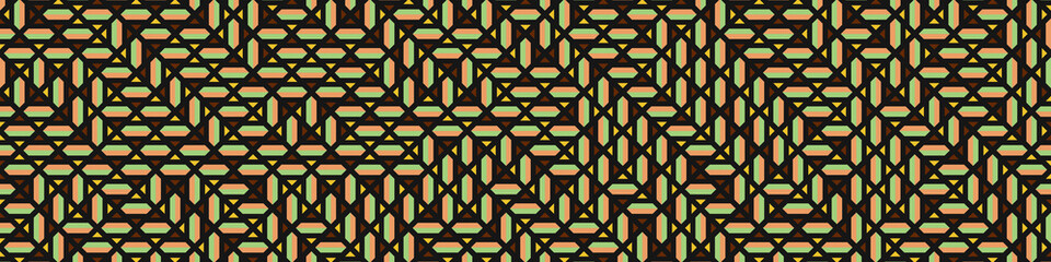 Color Rhombus tile tessellation pattern illustration