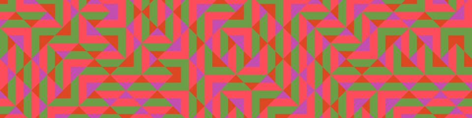 Color Rhombus tile tessellation pattern illustration