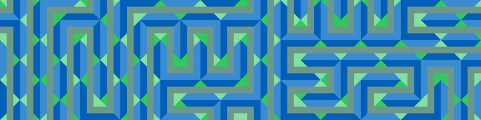 Color Rhombus tile tessellation pattern illustration