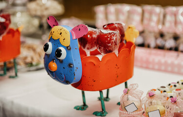 Candy Bowl on a Birthday Table