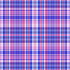 Nautical gingham in coastal beach house check fabric tile. Seamless red blue white sailor flannel textile tartan repeat swatch.