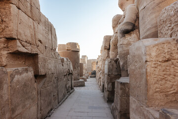 The Karnak Temple in Luxor, Egypt