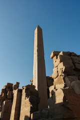 Obelisk of Hatshepsut at the Karnak Temple in Luxor, Egypt