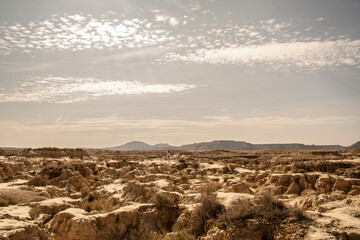 Bardenas reales en Navarra