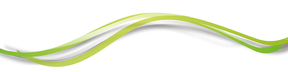 Grün Welle Wellen Band Banner