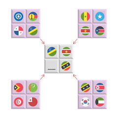 Find the Missing Piece. Shape completion questions, Find next shape