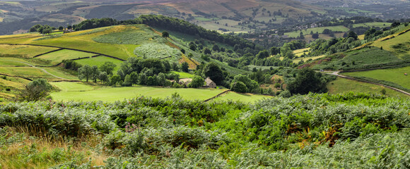 Amazing landscape and nature of Peak district National Park - travel photography