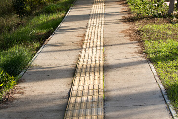  Tactile paving for visually impaired people