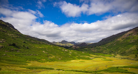 Fototapeta premium Amazing landscape and nature of Lake District National Park - travel photography