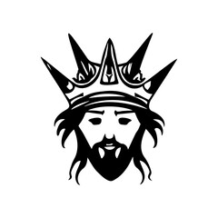 Jesus Face Illustration 02