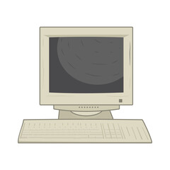 Fototapeta premium old computer