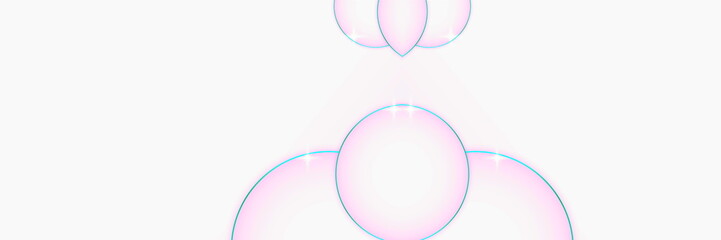 abstract circle pink lines paper backgound