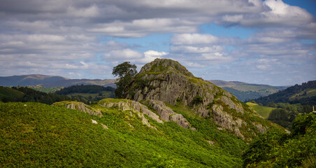 Fototapeta na wymiar Amazing landscape and nature of Lake District National Park - travel photography