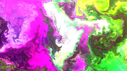 Fototapeta na wymiar Abstract colorful background like spilled paint