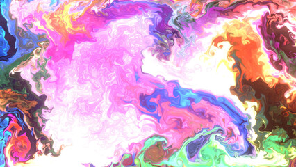Abstract colorful background like spilled paint