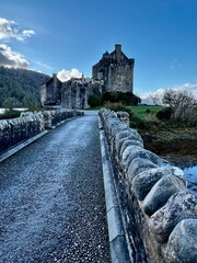 ruins of castle in Scotland