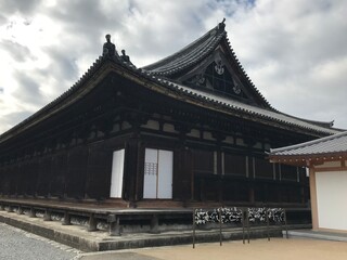 Fototapeta na wymiar Palace in Kyoto Japan
