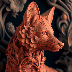 Terracotta fox