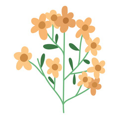 yellow flowers icon