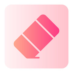 eraser gradient icon