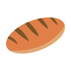 bread icon logo vector design template