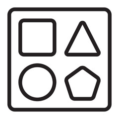 shapes line icon